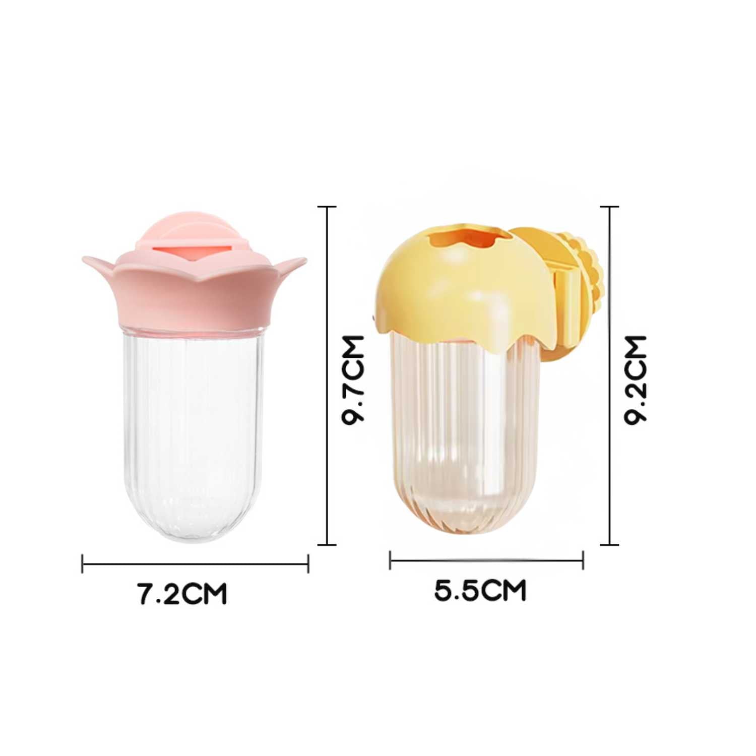 papegaai hydroponische fles afmetingen en formaat illustratie